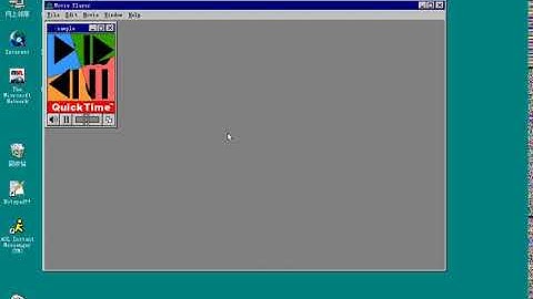 QuickTime 2.0.3 Sample Movie (Chinese Version)