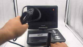 Unboxing Review DVD Portatil con TDT Pantalla LCD TV Juegos - YouTube