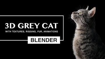 3D Blender Models Showreel | Blender 3.0 Hair Add-ons