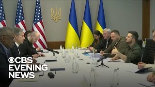Top U.S. officials meet with Zelenskyy in Kyiv
