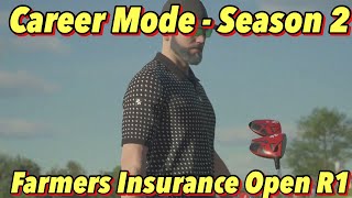 PGA TOUR 2K25 (PS5) - Career Mode - Farmers Insurance Open R1