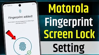 Motorola Mobile Me Fingerprint Lock Kaise Lagaye | How To Set Fingerprint Lock In Motorola screenshot 5
