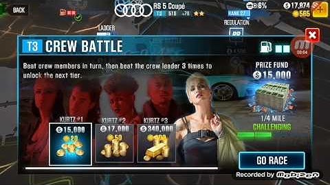 CSR Racing 2 - Tier 3 Crew Leader Kurtz #1