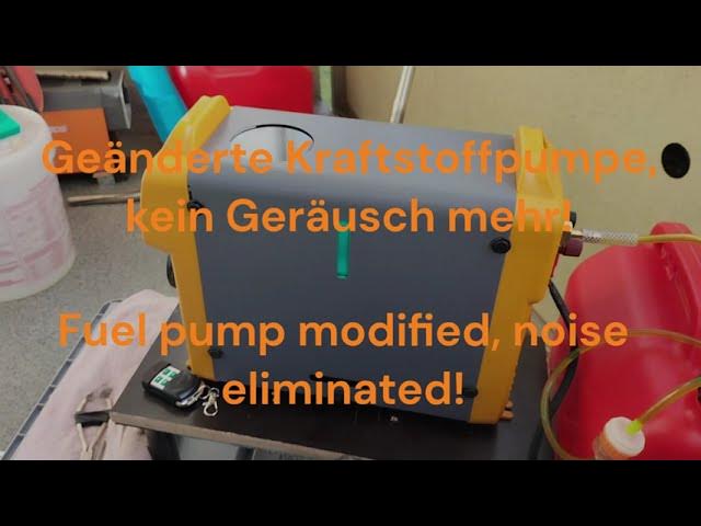 Pumpe an der Diesel Standheizung leiser machen 