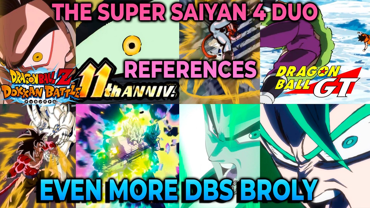 У SSJ4 самая лучшая анимация за всю историю! Отсылки к Dokkan Battle.