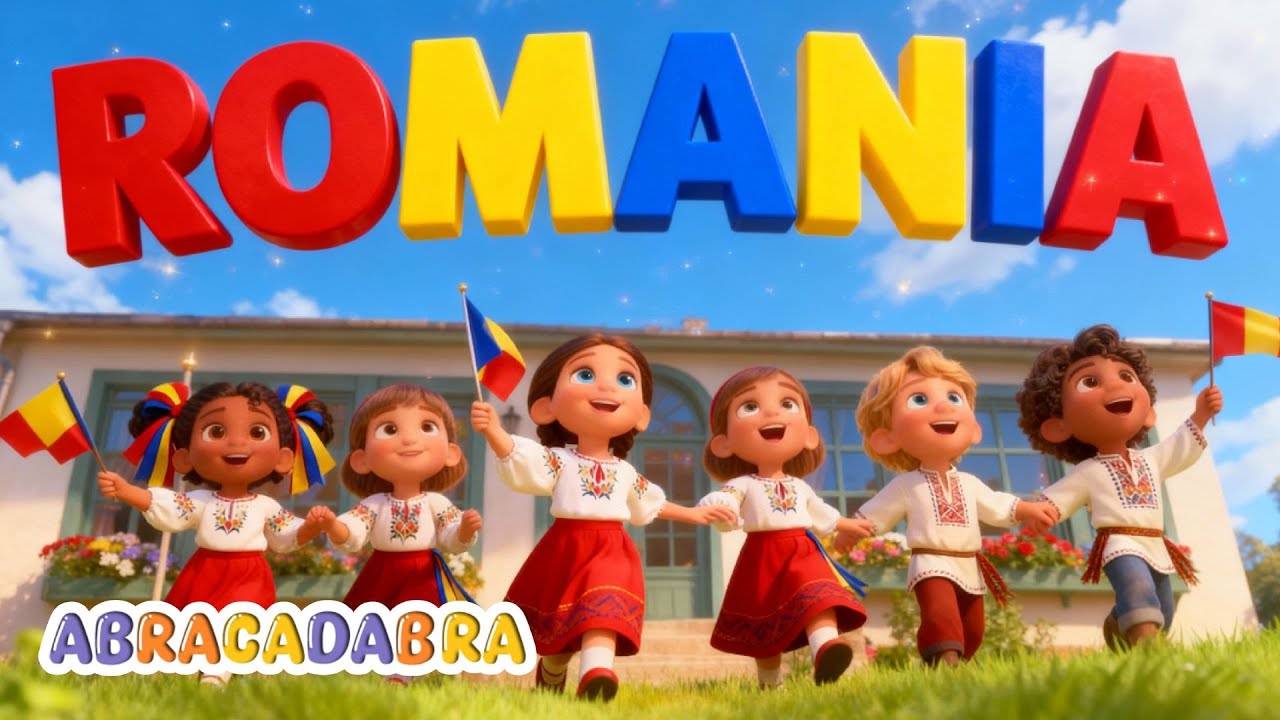 🇷🇴 Tricolorul Meu – Abracadabra - Cântec pentru Copii🇷🇴