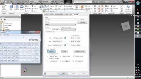 HOW TO KNOW MASS,VOLUME,AREA,AND CENTER OF GRAVITY - INVENTOR AUTODESK