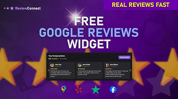 Free Google Reviews Widget | How to make your site trustworthy ? | ReviewConnect