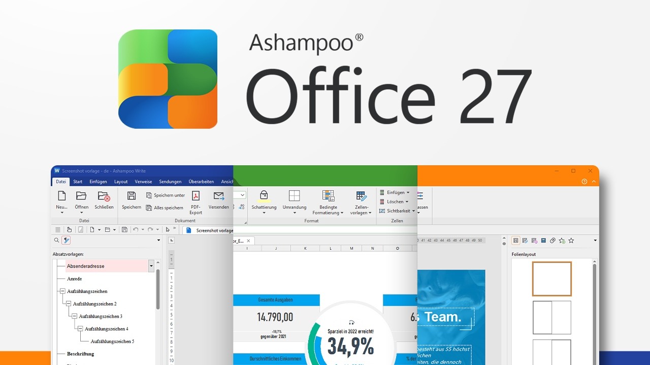 Ashampoo Office 27 (Microsoft Office Alternative)