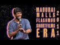 Tamil  standup comedy  madurai  malls flashmob and short films  chockalingam
