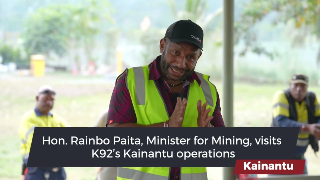 PNG Minister for Mining Tours K92 Mining
