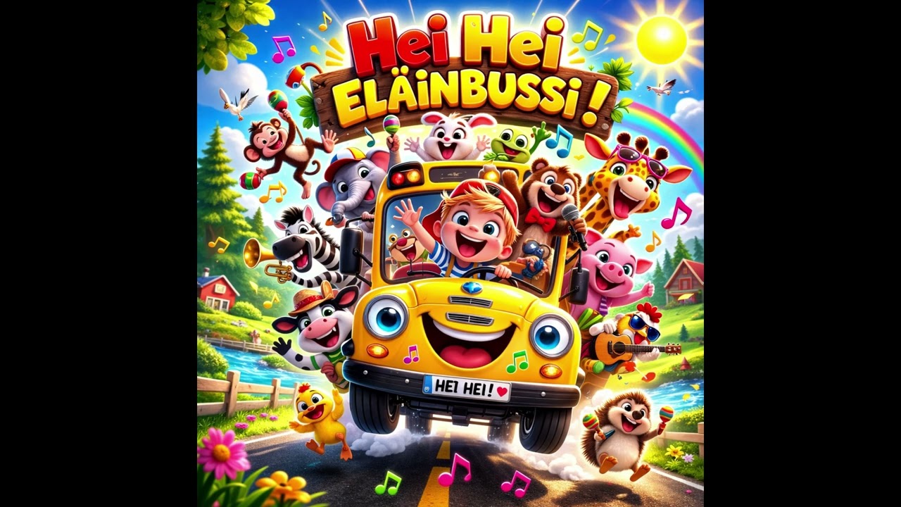 Hei Hei Eläinbussi Lastenlaulu |Tarinataika