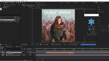 How to make real snow in aftereffects free tutorial