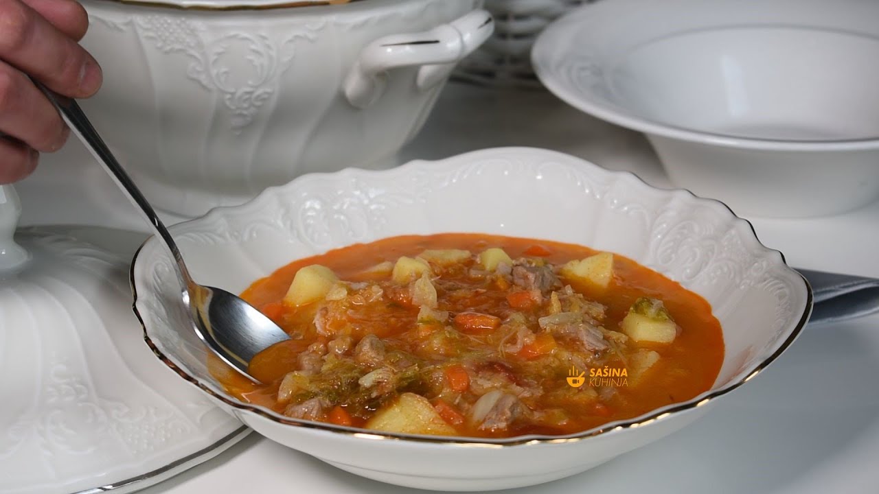 Kelj sa teletinom varivo teleći but recepti - Veal Leg Cutlets Savoy Cabbage Stew