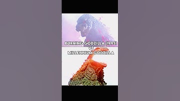 Burning Godzilla vs Millennium Godzilla #godzilla #monsterverse #edit