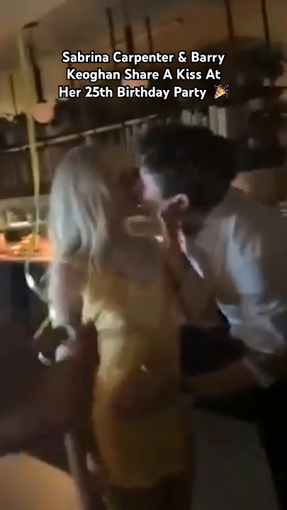 Sabrina Carpenter & Barry Keoghan KISS At Her 25th Birthday Party