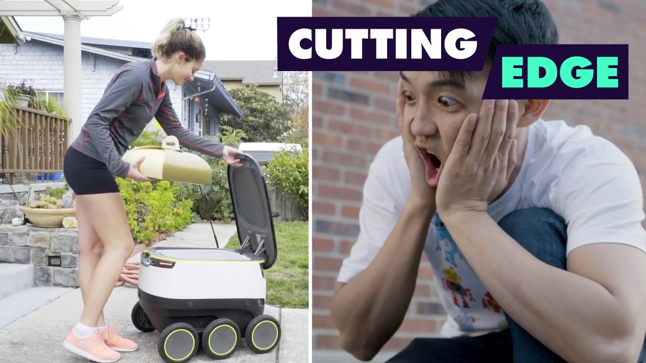 Delivery Robots Coming to a Sidewalk Near You! (with Feast of Fiction) | Cutting Edge | Food Network