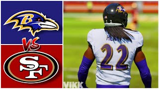 Ravens vs 49ers Simulation (Madden 24 Updated Rosters)