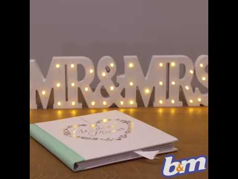 b&m led coffee table