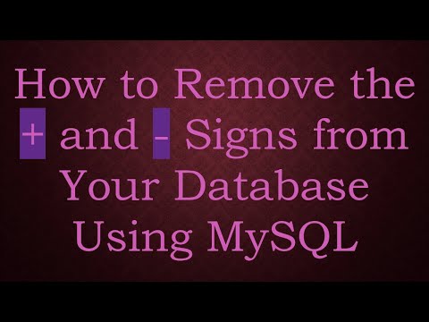 How to Remove