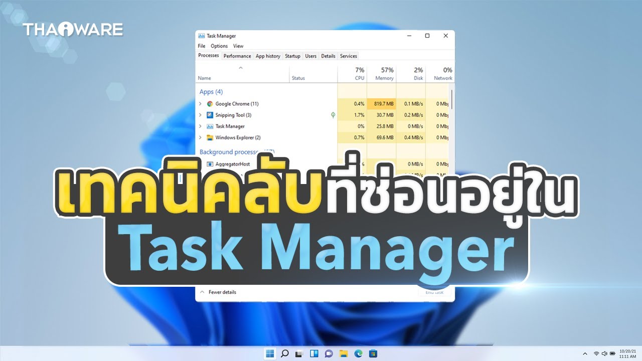 เทคนิคการใช้งาน Windows Task Manager และเครื่องมือต่าง ๆ ที่คุณอาจไม่ ...