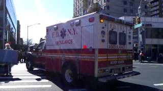 FDNY ambulance cruising by
