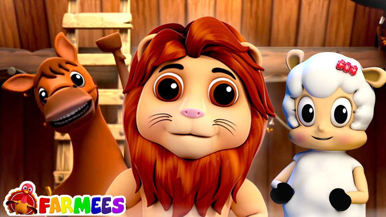 Canção de som animal | Desenhos animado | Educação | Farmees | Musica infantil portuguesa