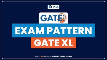 EXAM PATTERN OF GATE XL