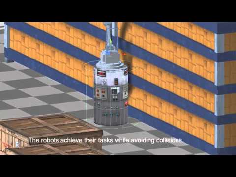 Small-scale Warehouse Automation Demo (simulation)