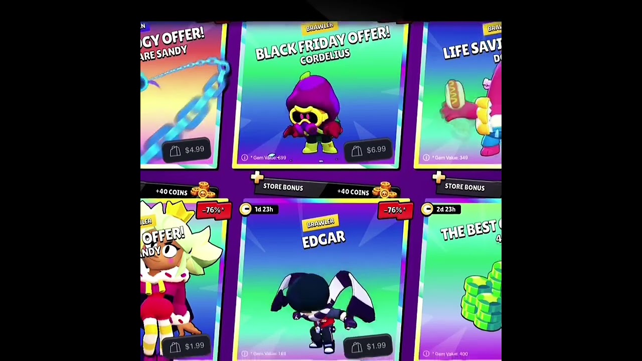 CRAZY BLACK FRIDAY OFFERS 🔥🔥#shorts #subscribe #brawlstars #brawl #blackfriday #supercell #edit #fyp