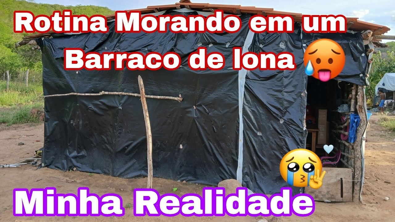 Faxina no meu Barraco de lona 🥵🌵interior de Sergipe 