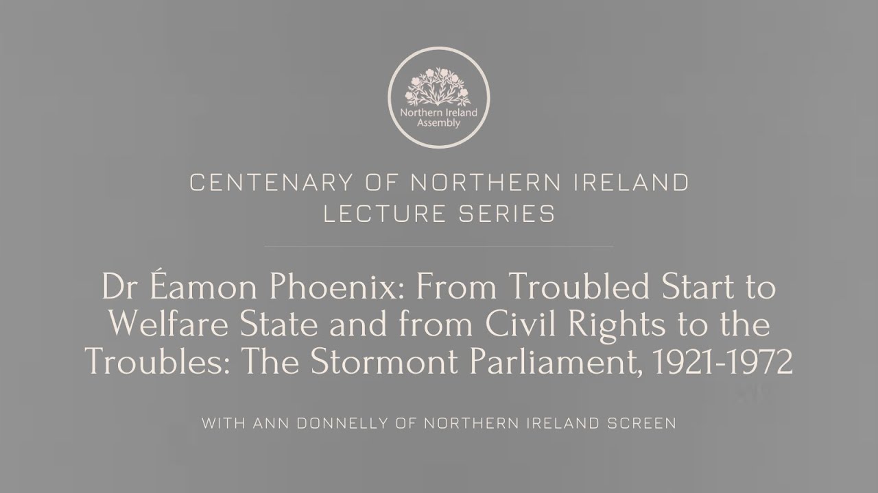 The Stormont Parliament, 1921-1972
