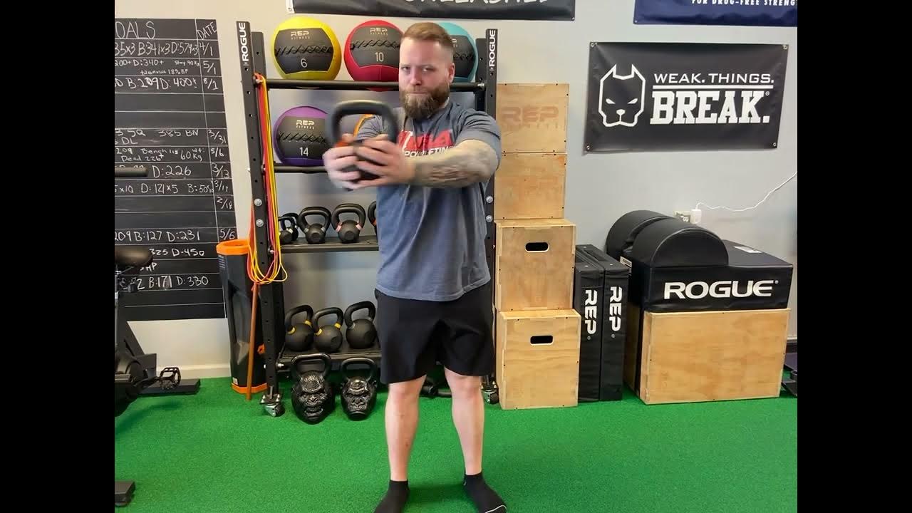 Kettlebell Standing Core Rotation YouTube