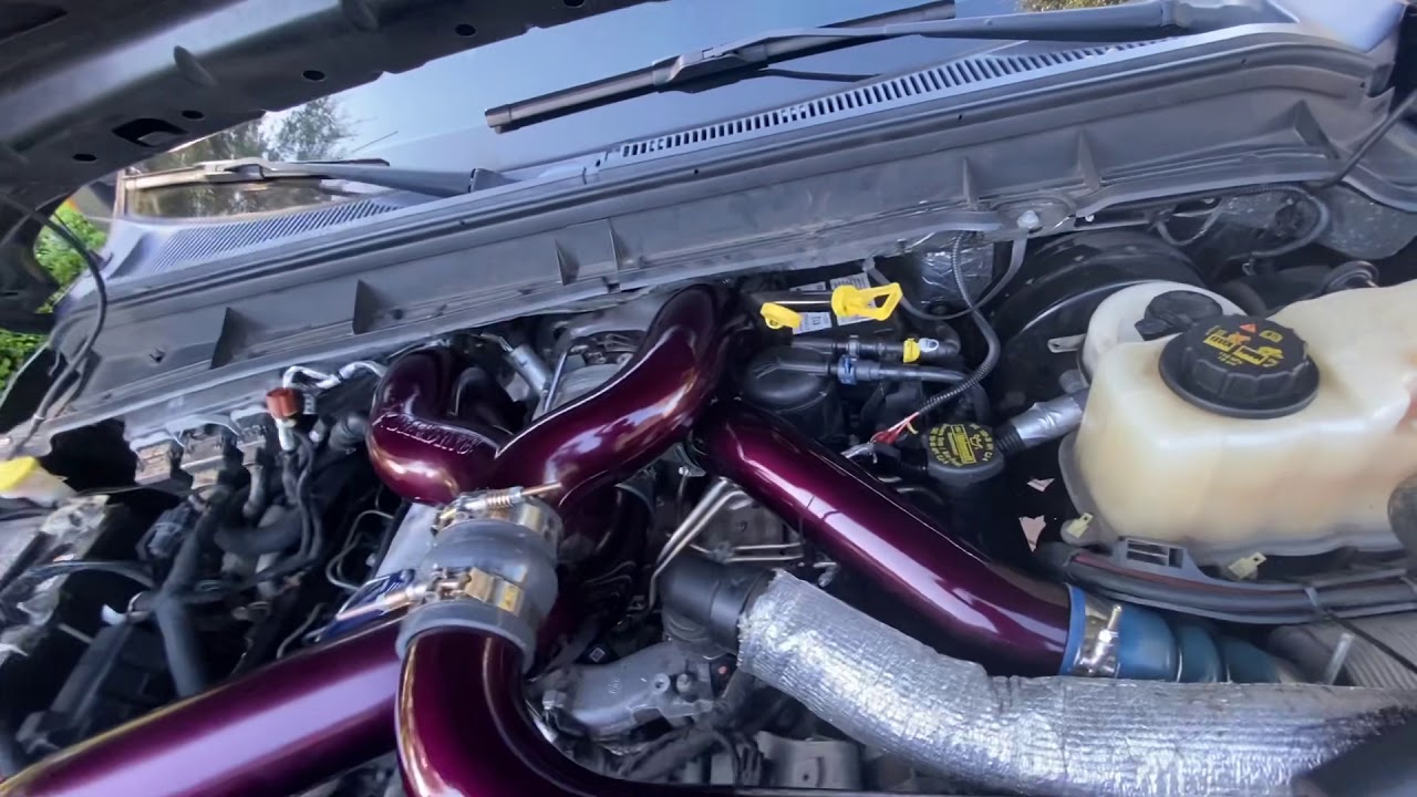 2015 F250 Fully Deleted With Smeding Diesel Intercooler Piping Kit