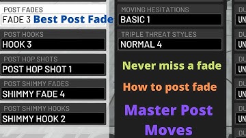 HOW to MASTER the BEST POST FADE on NBA 2K20
