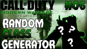 MY WORST CLASS YET!! -  RANDOM CLASS GENERATOR (Call Of Duty: Modern Warfare Remastered)