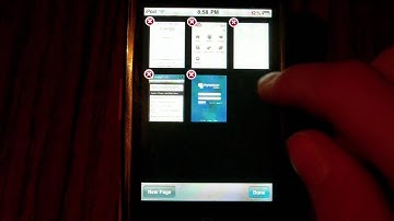 Cydia tweak make your safari pages into a grid on iPod Touch and iPhone
