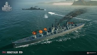 PT server - HMS Minotaur, 141K Dam, 2K base XP, 4 sinkings -20161123