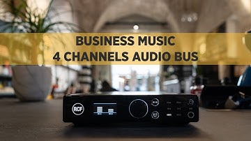RCF - Gamme Business Music : le bus audio 4 canaux