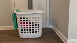 Sterilite 1 75 Bushel Ultra™ Wheeled Laundry Basket Plastic, White, 4 Pack
