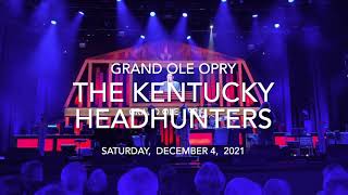 The Kentucky HeadHunters “Dumas Walker” at their Grand Ole Opry debut