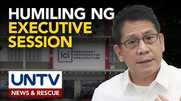 Executive session, hiniling ni Pasig City Rep. Roman Romulo sa ICI