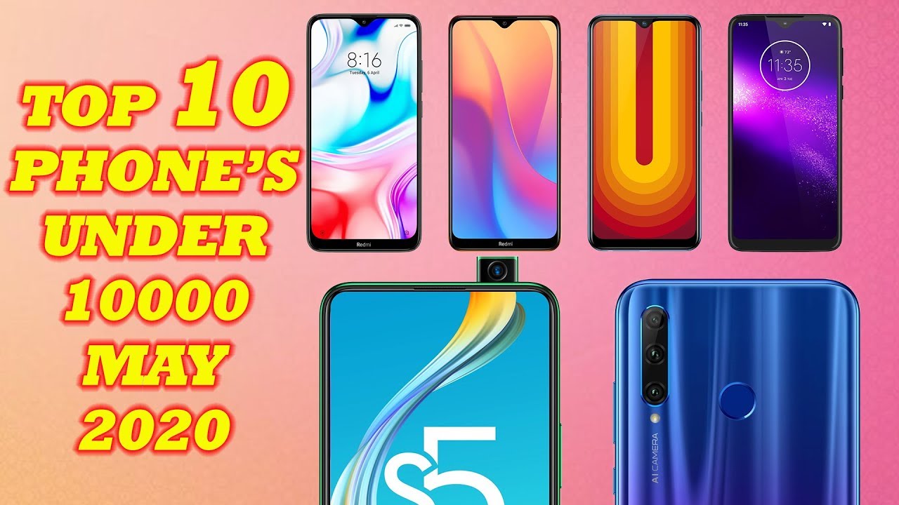 Top 10 Smartphones under 10000 May 2020 (Specs only)