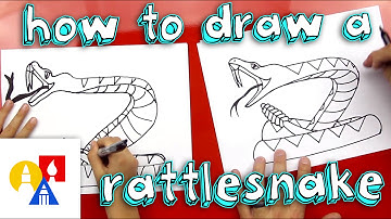 How To Draw A Rattlesnake