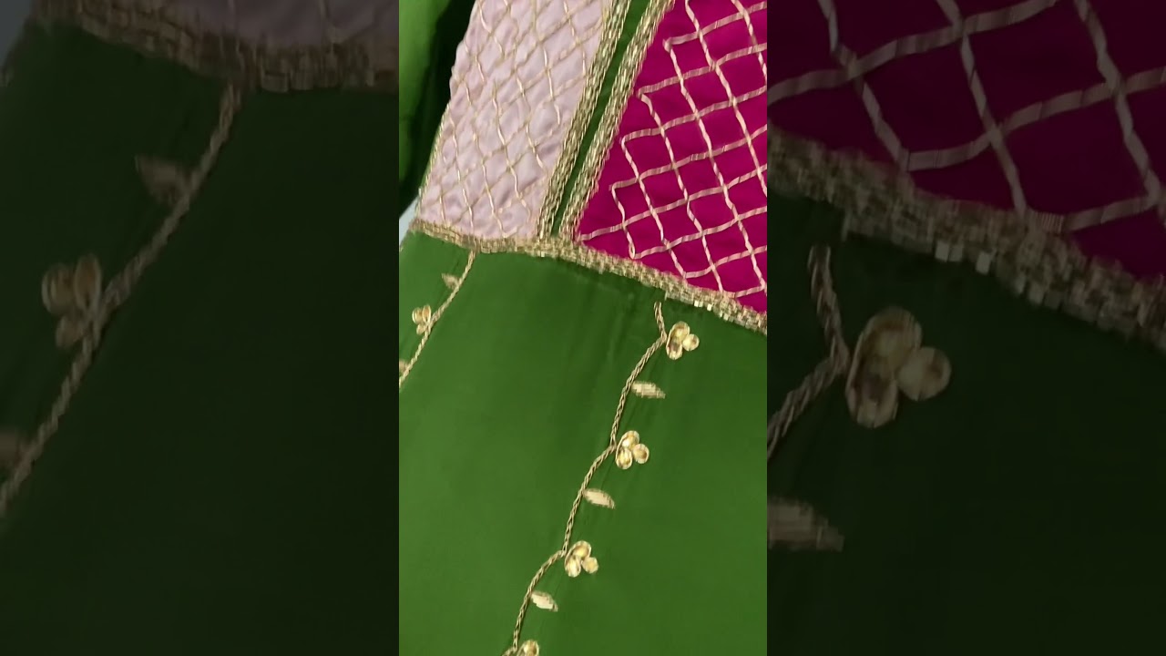 Hand embroidery suit