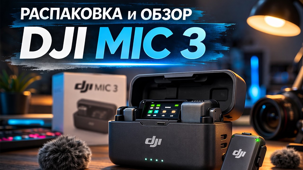 DJI Mic 3 | Распаковка и обзор | Тестирование на улице с камерой Sony a7cII