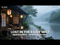 🔴 12 Hours Lost in the Rain Near a Misty Japanese River | Lanterns &amp; Cobblestone | HD 1080p