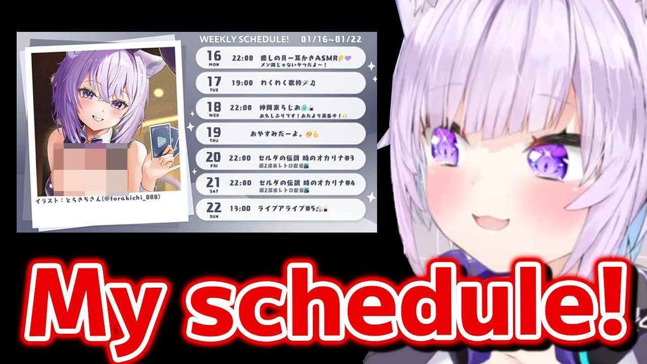 Viewers' attention get stolen by Okayu's Le*d photo [Hololive Eng Sub]