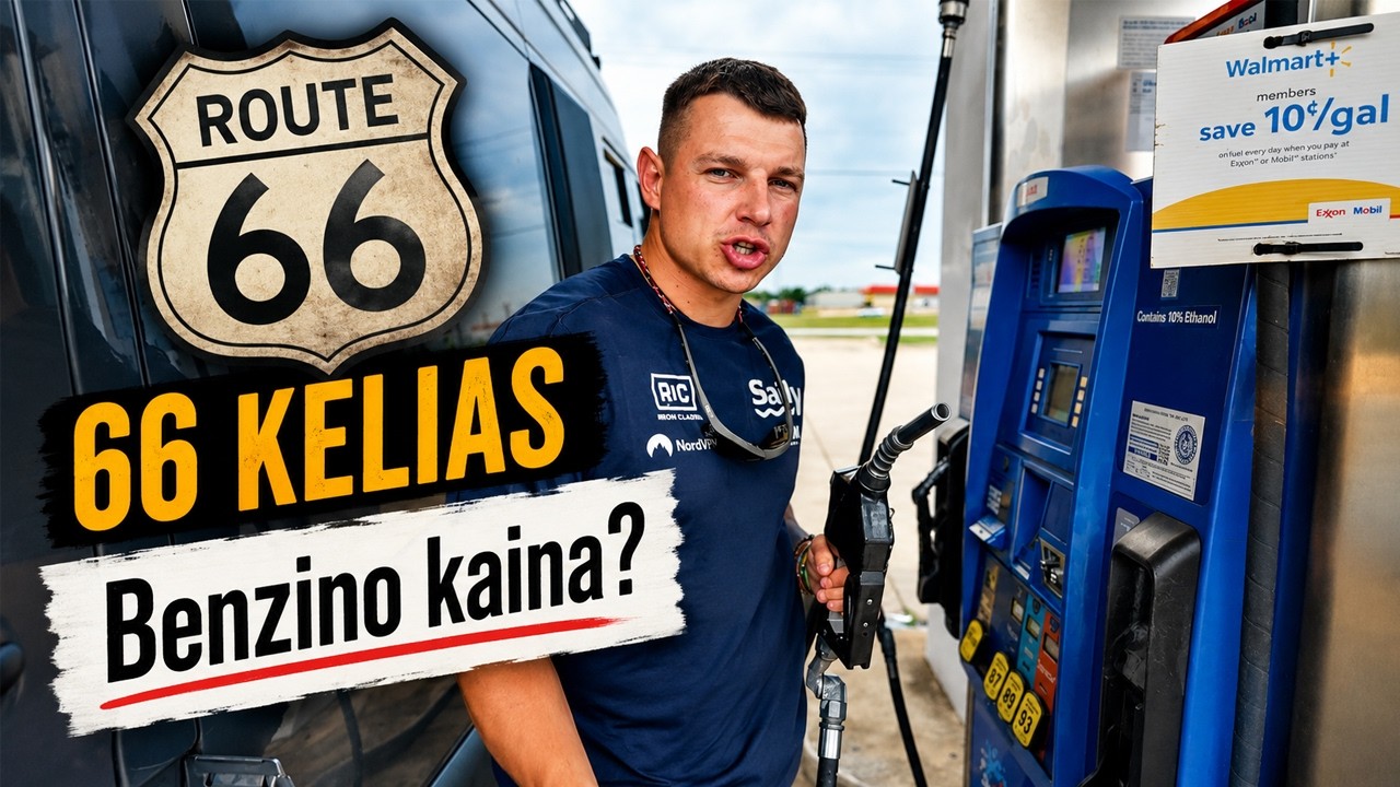 66 Kelias ir kuro kainos / Road 66 & fuel prices