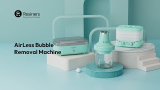 Resiners airless machine. Does it remove bubbles from resin and silicone  rubber? 